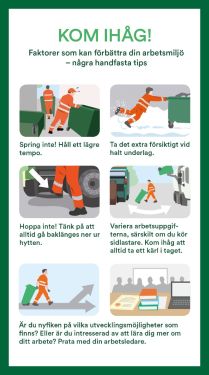 Sophämtarnas arbetsmiljö - allas ansvar, Lathund