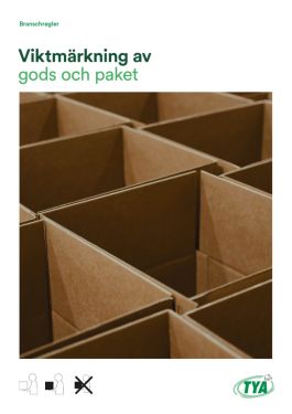 Viktmärkning av gods och paket - PDF